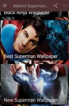 Myhero Superman Wallpaper screenshot 2