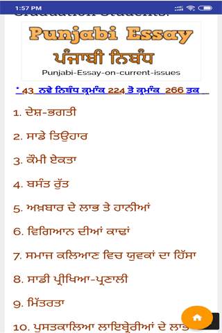 Punjabi Essay скриншот 2