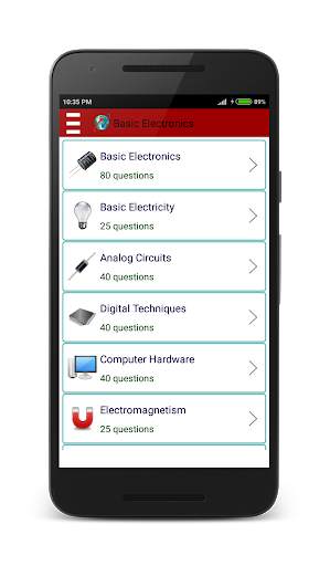 Basic Electronics Quiz screenshot 2