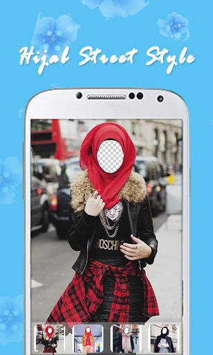Hijab Street Style Camera screenshot 1
