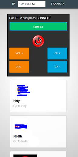 UNIVERSAL TV remote control screenshot 2