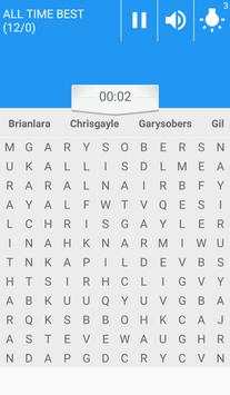 CRICKET GAME -  WORD SEARCH screenshot 5