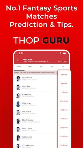 Thop Guru : Fantasy Cricket Prediction & Tips,Thop screenshot 3