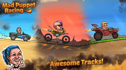 Mad Puppet Racing -Big Up Hill screenshot 8