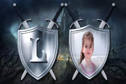 Shield Text Photo Frames screenshot 2