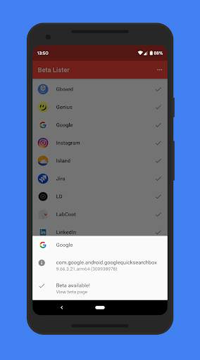 Beta Lister - Find Beta Versions Of Installed Apps screenshot 2