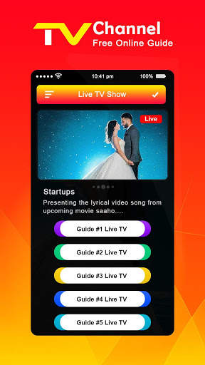 Live TV Channels Free Online Guide screenshot 4