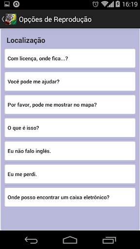 Situações Básicas Inglês Free screenshot 2