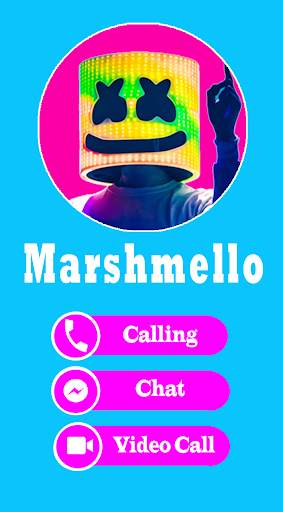 Marshmello DJ Call Video & Chat Sumilator screenshot 1