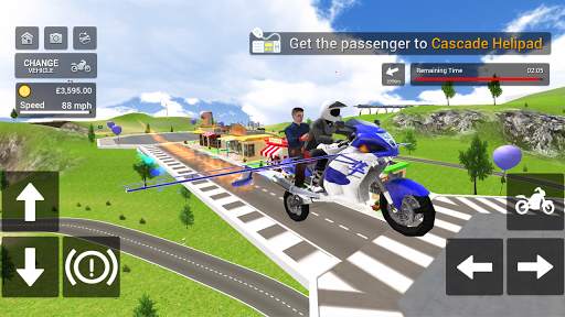 Flying Motorbike Simulator screenshot 4
