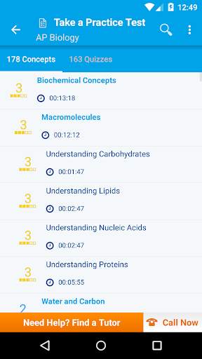 Mobile Learning Tool - Varsity Tutors screenshot 2