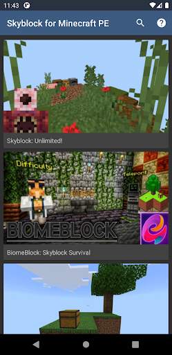 Skyblock for Minecraft PE screenshot 2