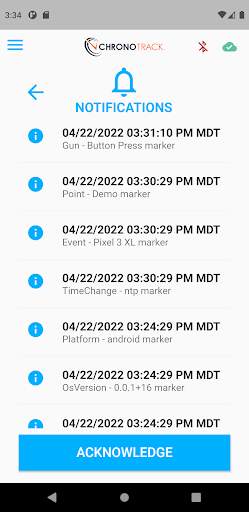 ChronoTrack MobileTrack screenshot 7