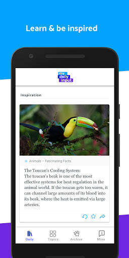 My Daily Input: Knowledge 2 Go screenshot 3