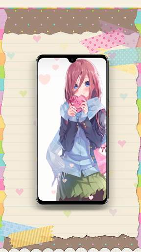 Cute  Anime Schoolgirl Live Wallpaper HD 4K screenshot 3