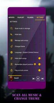 BlackPlayer Music Player screenshot 7