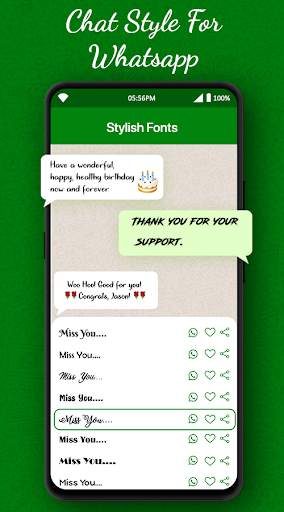 Chat Style For WhatsApp : Cool Font & Stylish Text screenshot 4