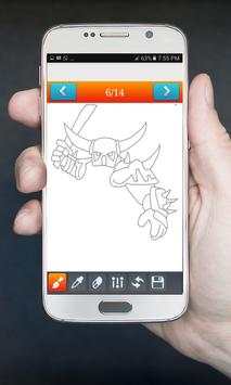 How to Draw and Colour Clash Of Clans screenshot 4