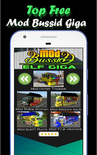 Mod bussid truk elf giga screenshot 3