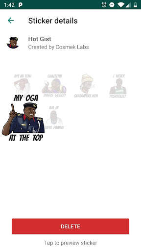 Hot Gist Stickers - Naija WAStickerApps screenshot 6