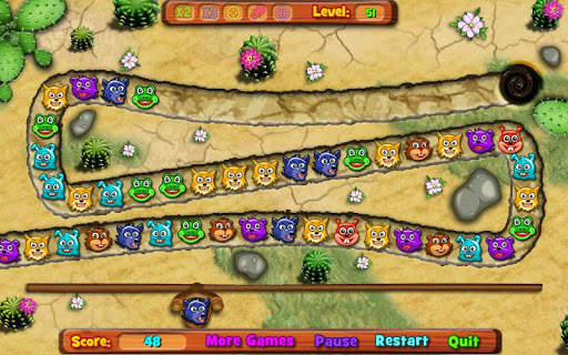 Save Funny Animals - Marble Shooter Match 3 game. screenshot 13