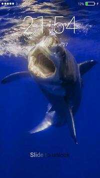 Shark Attack Lock Screen V.2 screenshot 1