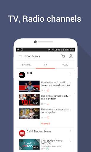 Learn English with News,TV,YouTube,TED - ScanNews screenshot 3