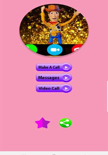 contact chat call :woondy video call prank screenshot 1