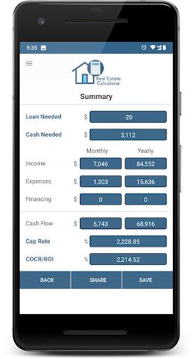 Real Estate & Investment Property Calculator 2 تصوير الشاشة