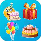 Birthday Stickers For Whatsapp logo