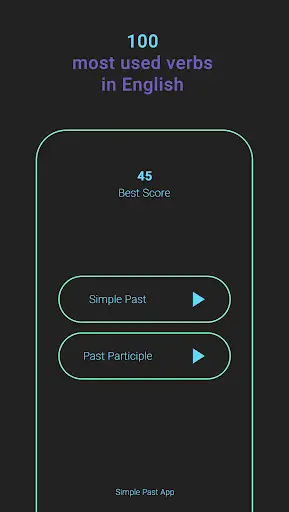 Simple Past App screenshot 1