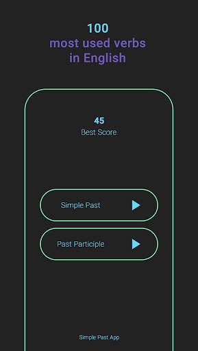 Simple Past App screenshot 1