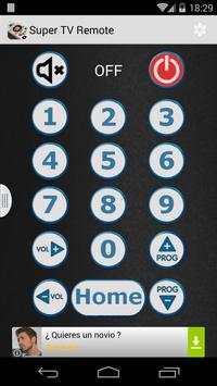 Super TV Remote Control screenshot 1