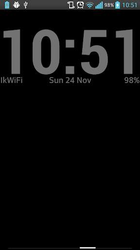 Simple Clock Live Wallpaper screenshot 1