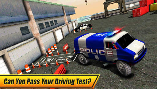 Real Police Car Parking 3D Sim स्क्रीनशॉट 7