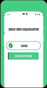 Daily Free RBX Calculator - Rubuxator скриншот 3