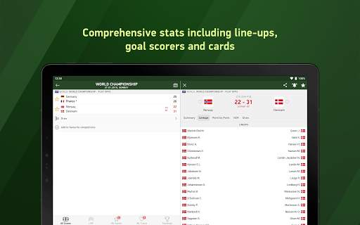 Handball24 - live scores screenshot 7