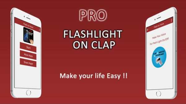 👏👏 Pro Flashlight on Clap screenshot 1