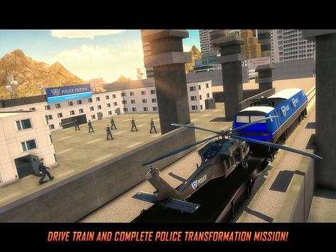 Robot Police Train Transformation FPS Shooter screenshot 10