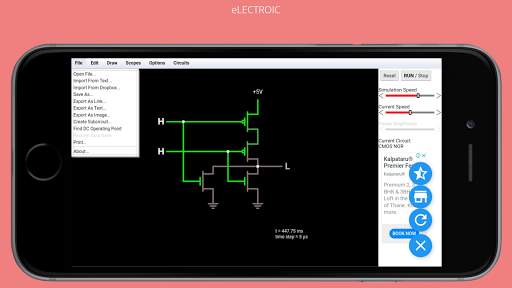 Electronic Circuit Simulator screenshot 6