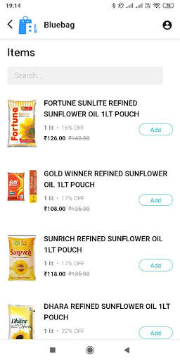 Blue Bag - Online Grocery Shopping and Delivery screenshot 2