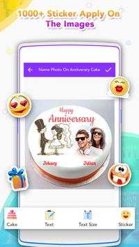 Name Photo On Anniversary Cake screenshot 4