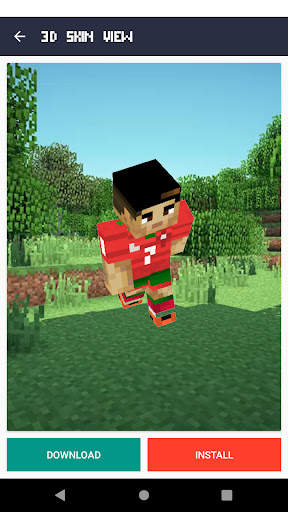 SPORT Skins - Messi, CR7 for Minecraft screenshot 4