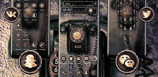 Vintage Telephone Launcher Theme screenshot 6