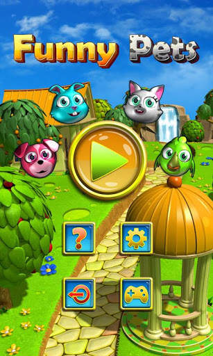 Funny Pets Match 3 Free screenshot 2