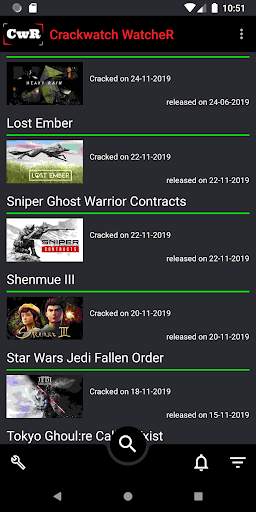 🎮Crackwatch-WatcheR: Crack Status,PC Games☠ screenshot 1