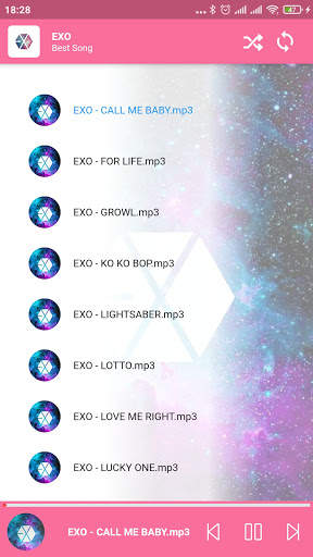 EXO Best Song With Lyric Offline screenshot 2