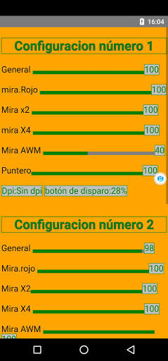 Configuraciónes Free fire Samsung-Motorola 2021 screenshot 1