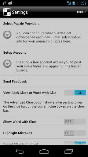Crossword Light screenshot 6