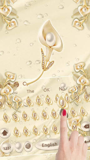 Luxury Calla Jewelry Keyboard screenshot 2